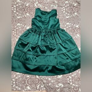 Gymboree Satin Green Formal Dress
